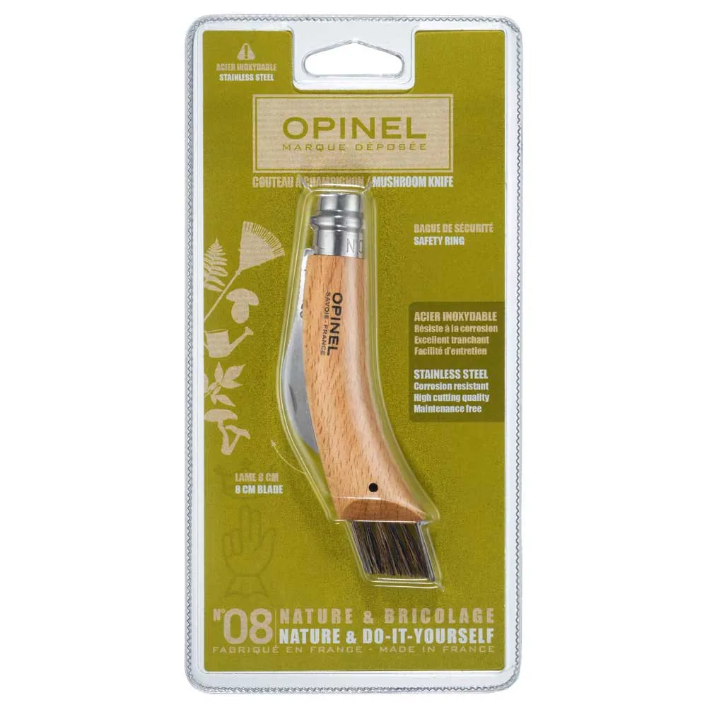 Opinel Nº08 Mushroom Taschenmesser, Beech wood, 8.5cm Opinel Nº08 Mushroom Taschenmesser, Beech wood, 8.5cm
