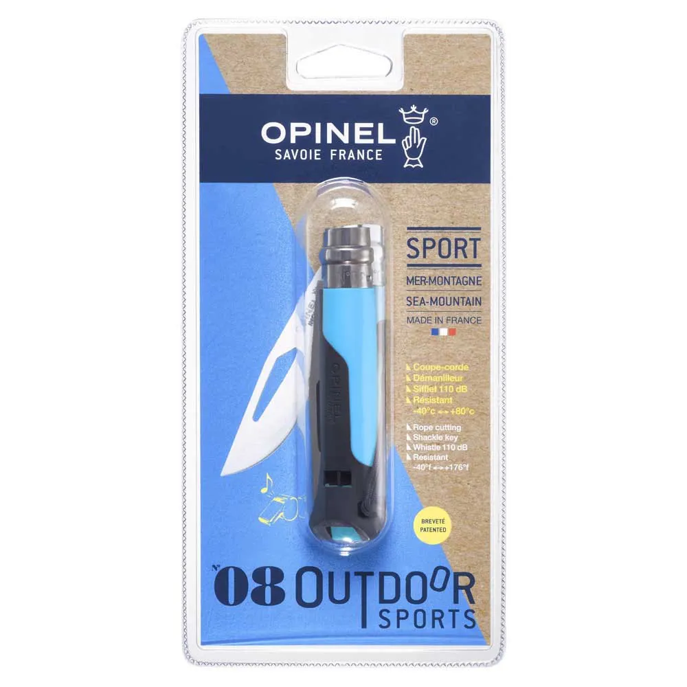 Opinel Nº08 Outdoor Taschenmesser, Blue, 8.5cm Opinel Nº08 Outdoor Taschenmesser, Blue, 8.5cm