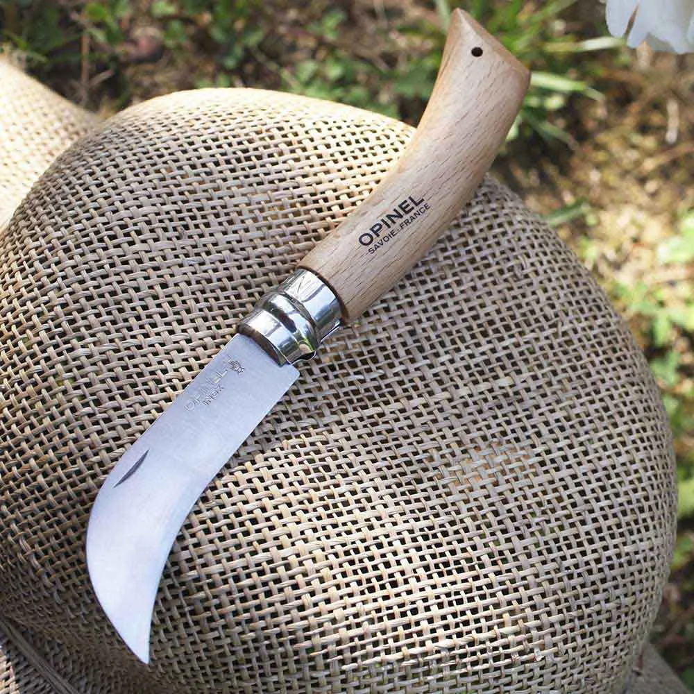 Opinel Nº08 Pruning Pocket Taschenmesser, Wood, 8cm
