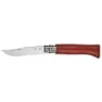 Opinel No 08 Padouk Wood Taschenmesser, Silver, One Size