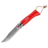 Opinel No 08 Red With Sheath Taschenmesser, Silver, One Size