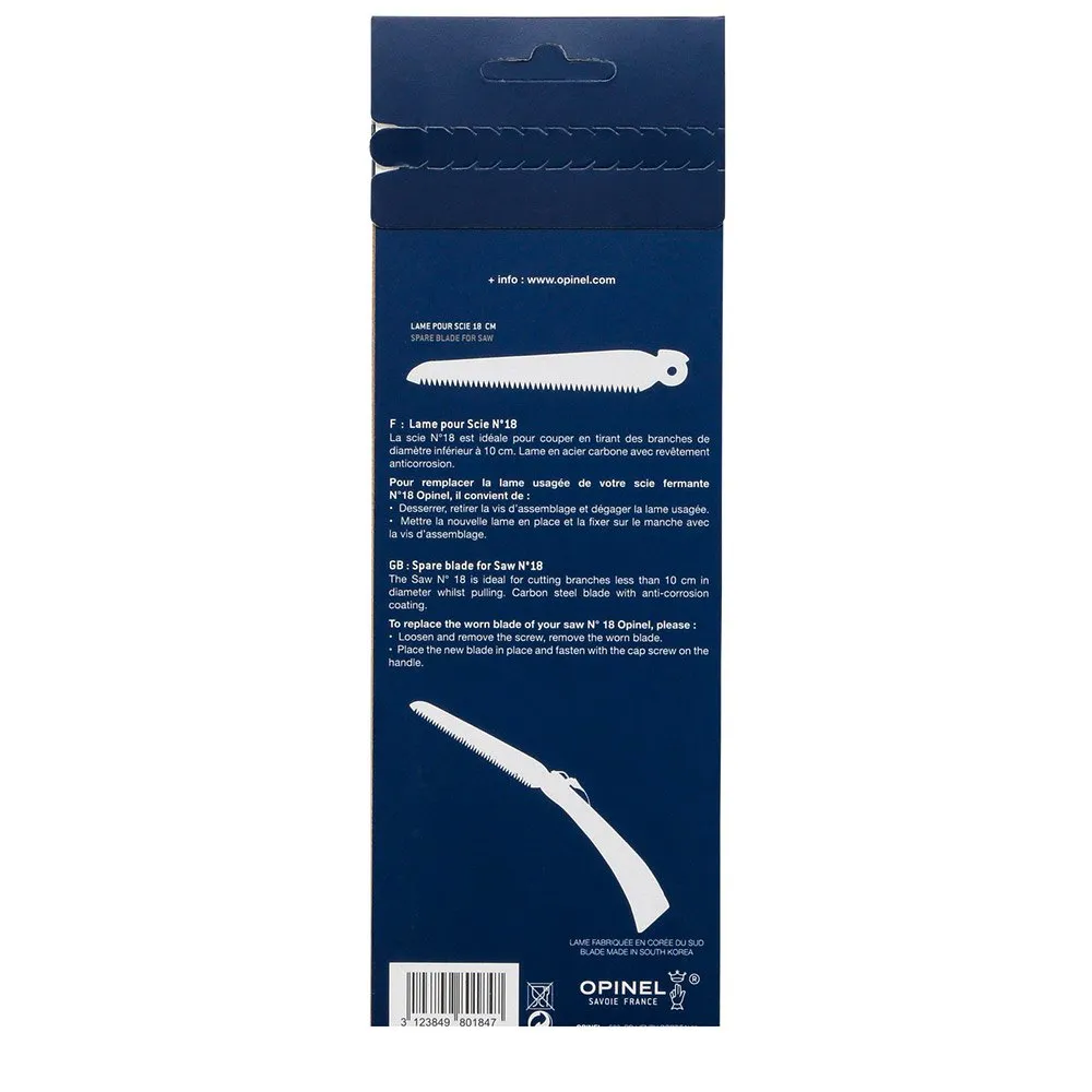 Opinel Spare Saw Blade No. 18 Klingen, Silver, One Size Opinel Spare Saw Blade No. 18 Klingen, Silver, One Size