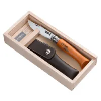 Opinel Wooden Gift Box Nº8+sheath Taschenmesser Opinel Wooden Gift Box Nº8+sheath Taschenmesser