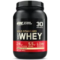Optimum Nutrition Gold Std 100% Molkenprotein Vanille 900g Optimum Nutrition Gold Std 100% Molkenprotein Vanille 900g
