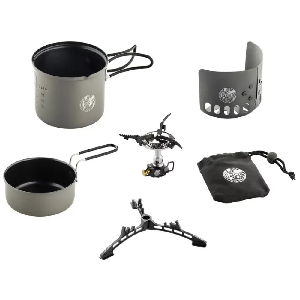 Optimus Elektra Fe Schwarzes Küchenset, Grey, One Size Optimus Elektra Fe Schwarzes Küchenset, Grey, One Size