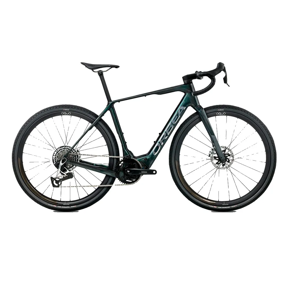 Orbea Denna M11e Red Xplr Axs 13s 2026 Elektrisches Gravelbike, Escape green gloss / foggy matt, M, 420Wh Orbea Denna M11e Red Xplr Axs 13s 2026 Elektrisches Gravelbike, Escape green gloss / foggy matt, M, 420Wh