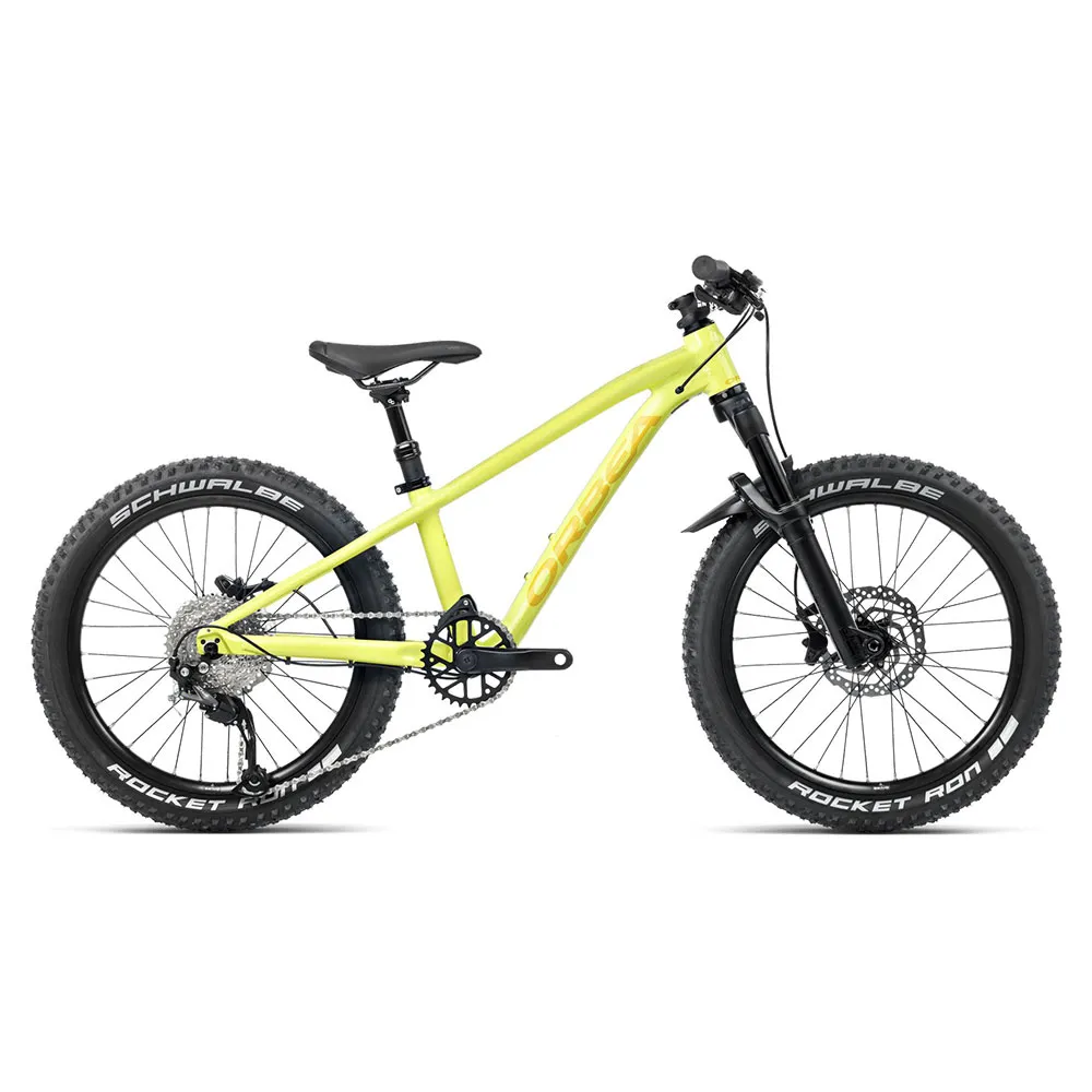 Orbea Laufey 20´´ H10 Altus M2000 Sgs Shadow 2024 Fahrrad, Spicy lime / corn yellow gloss, One Size