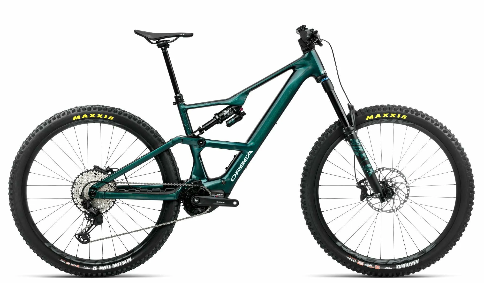 Orbea RISE LT H10 20mph Escape Green-Splash Ice Green (Gloss) 29" 630 Wh Diamant, Dunkelgrün, L