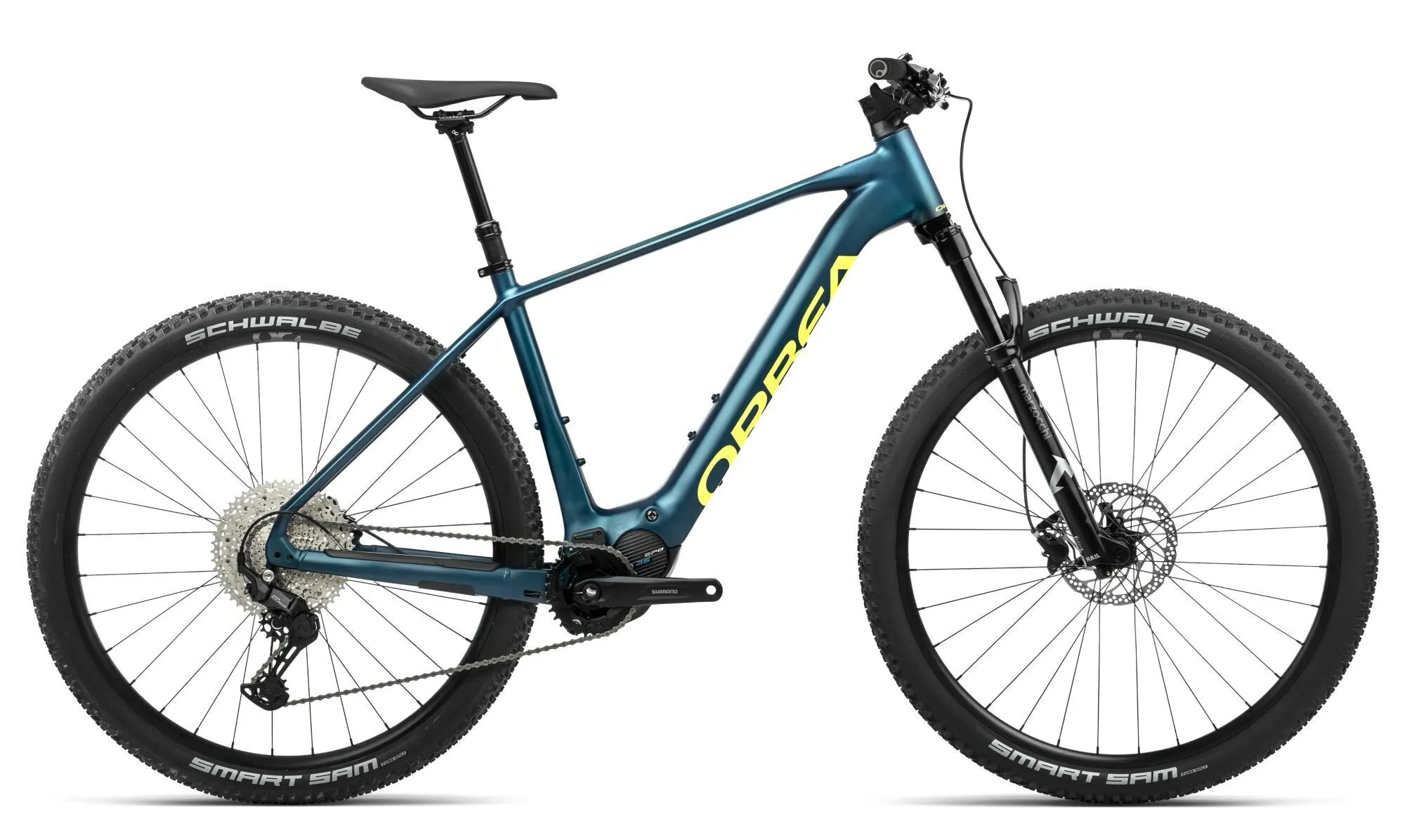 Orbea Urrun 30 Borealis Blue (Matt)-Luminous Yellow (Gloss) 29" 540 Wh Diamant, Blau, XL