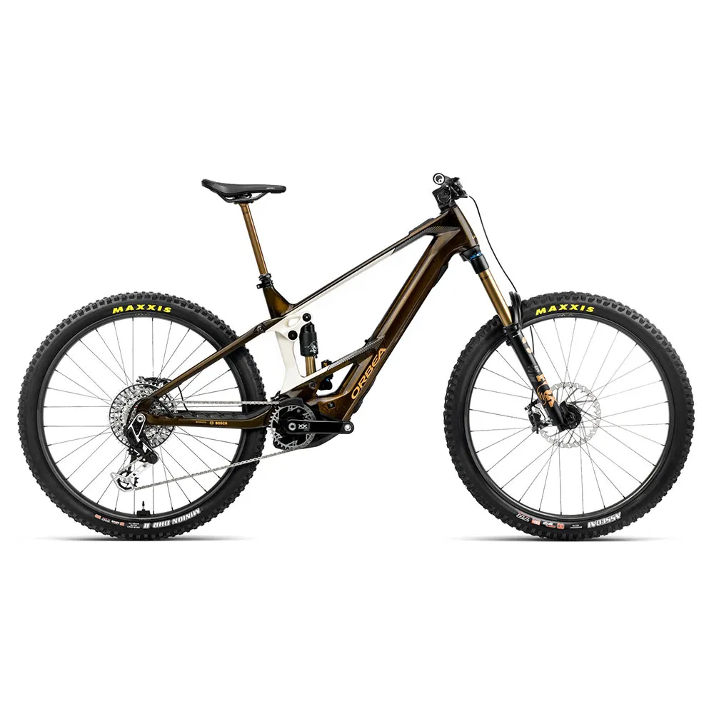 Orbea Wild M-ltd 29´´ Xx Eagle Axs 2025 Mountainbike, Caramel carbon view gloss / cream white matt, M, 600Wh