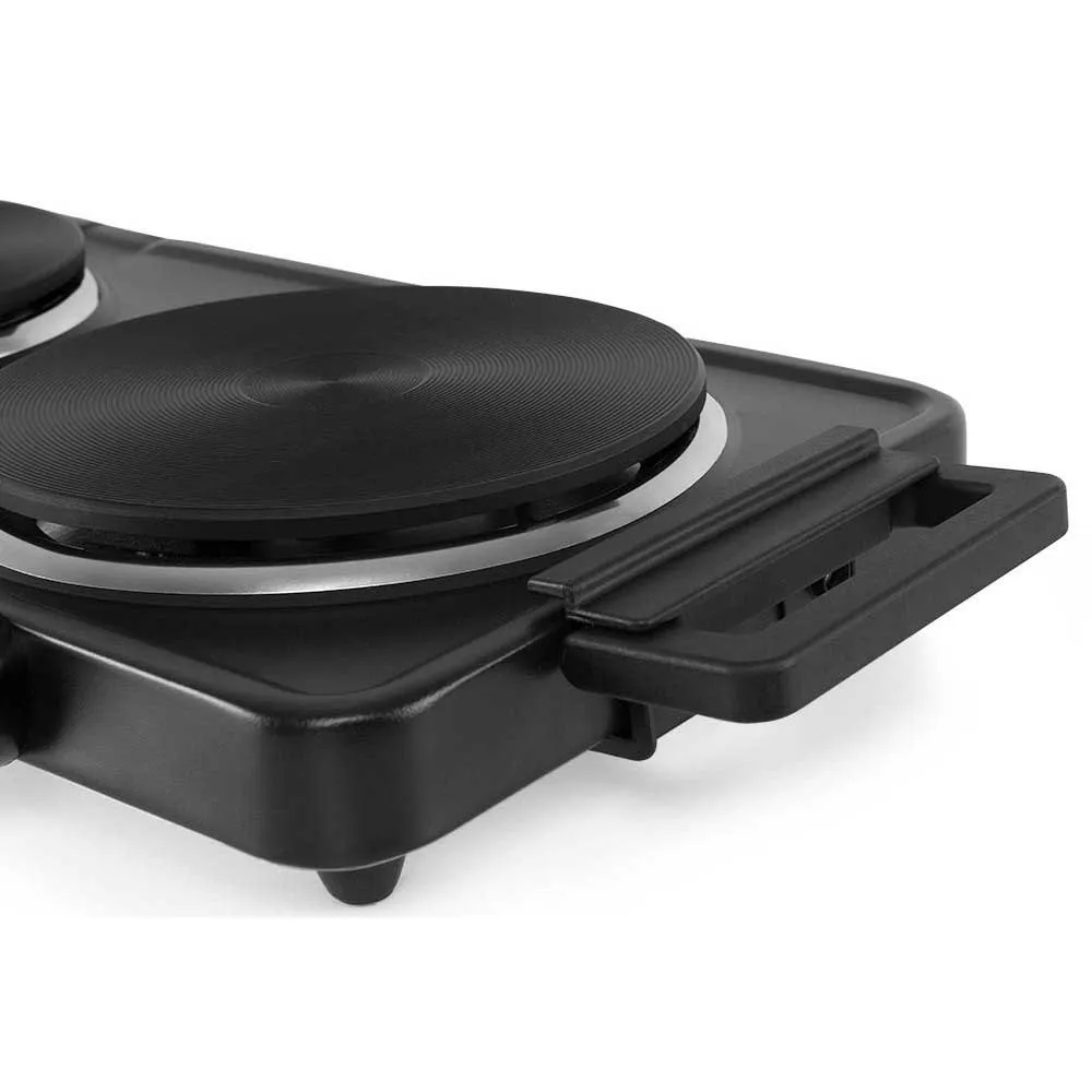 Orbegozo Pe2855 2500w Elektrische Campingküche 2 Brennern, Black, One Size Orbegozo Pe2855 2500w Elektrische Campingküche 2 Brennern, Black, One Size