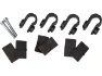 Ortlieb Adapterschellen für QL3.1, Schwarz, one_size