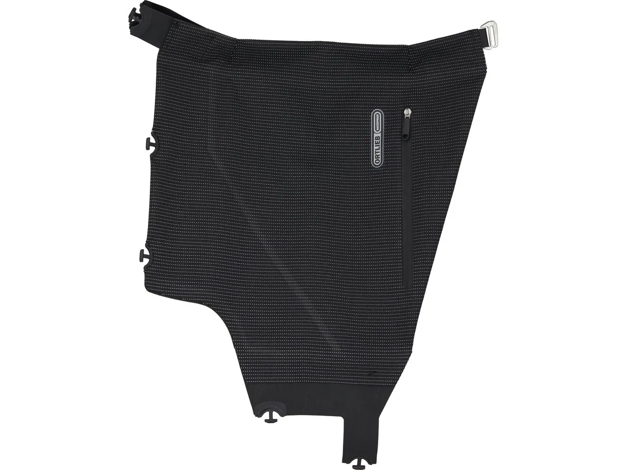 Ortlieb High Visibility Flap für Vario, Schwarz, one_size