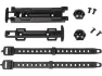 Ortlieb Mounting-Set Toptube Bags Taschenbefestigung, Schwarz, one_size