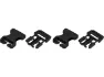 Ortlieb Schnallen für Rack-Pack bis Modell 1998, Schwarz, one_size