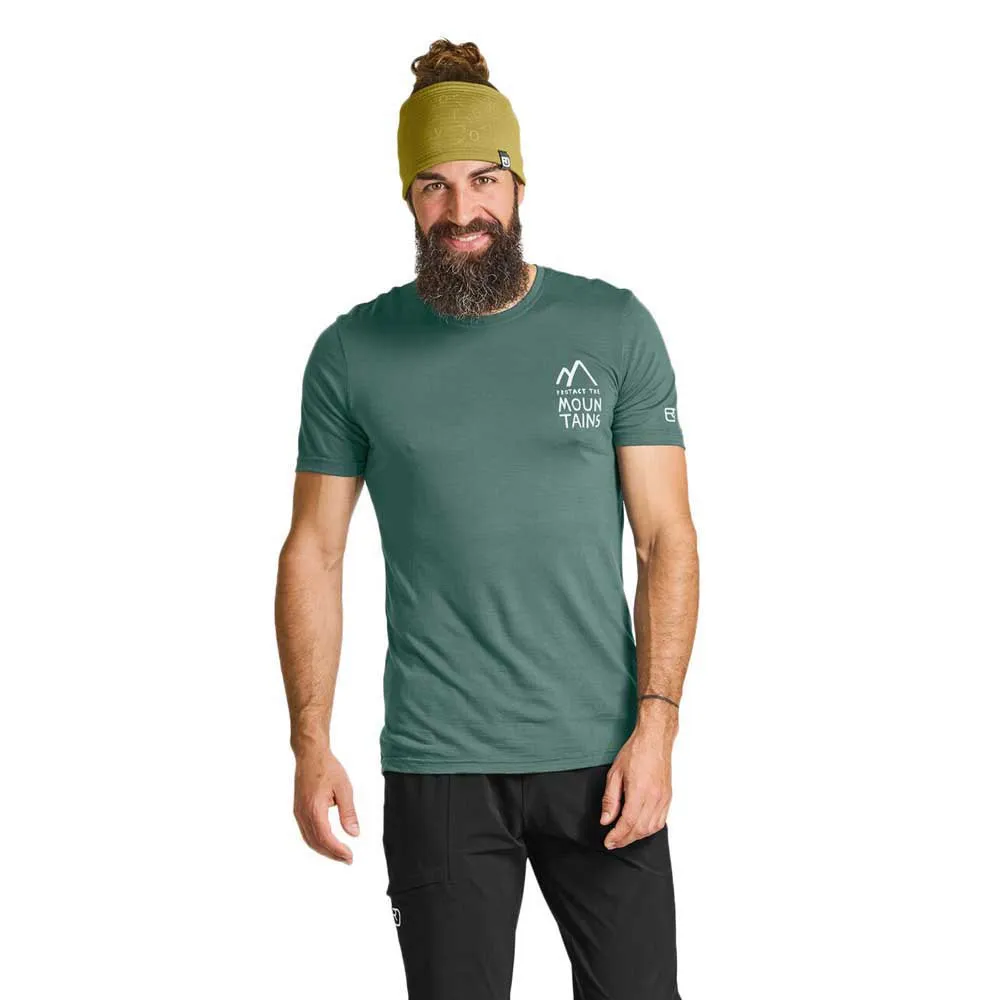 Ortovox 120 Cool Tec Mountain Duo Kurzarm-t-shirt, Arctic grey Ortovox 120 Cool Tec Mountain Duo Kurzarm-t-shirt, Arctic grey