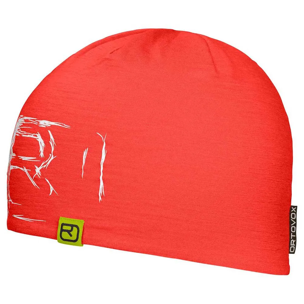 Ortovox 120 Tec Logo Mütze, Coral Ortovox 120 Tec Logo Mütze, Coral
