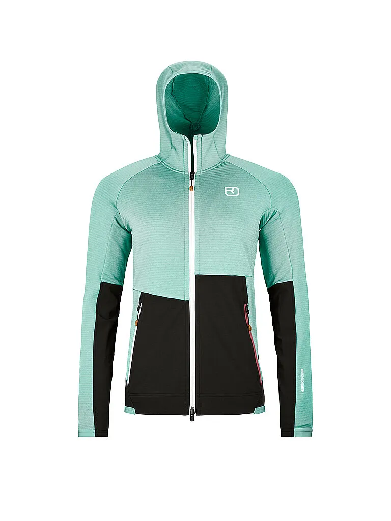 Ortovox Damen Fleecejacke RIB Hoodie, Mint Ortovox Damen Fleecejacke RIB Hoodie, Mint
