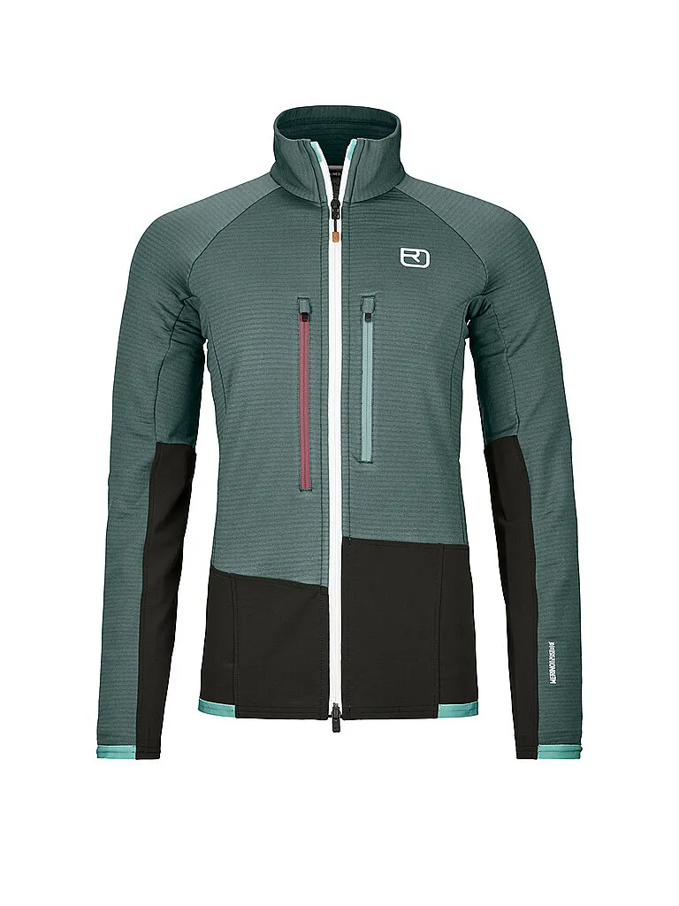 Ortovox Damen Fleecejacke RIB petrol Ortovox Damen Fleecejacke RIB petrol
