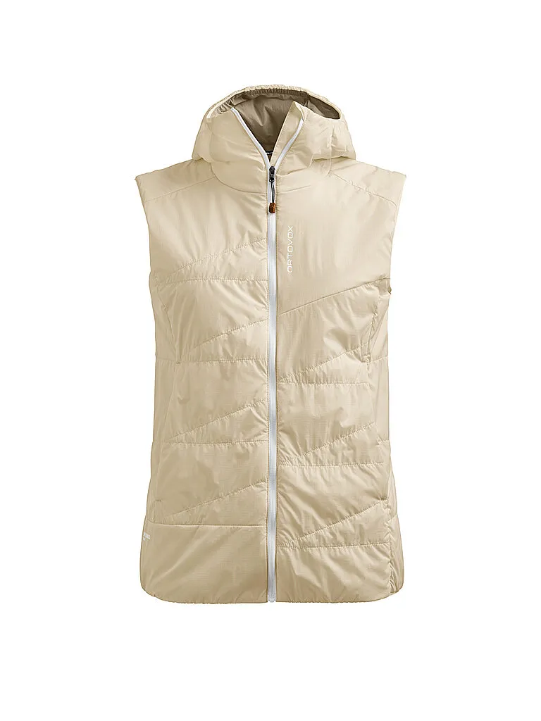 Ortovox Damen Touren Isoweste Piz Duan SW Hoodie, Creme Ortovox Damen Touren Isoweste Piz Duan SW Hoodie, Creme