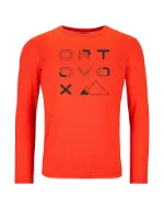 Ortovox Herren Funktionsshirt 185 Merino Brand Outline Ortovox Herren Funktionsshirt 185 Merino Brand Outline