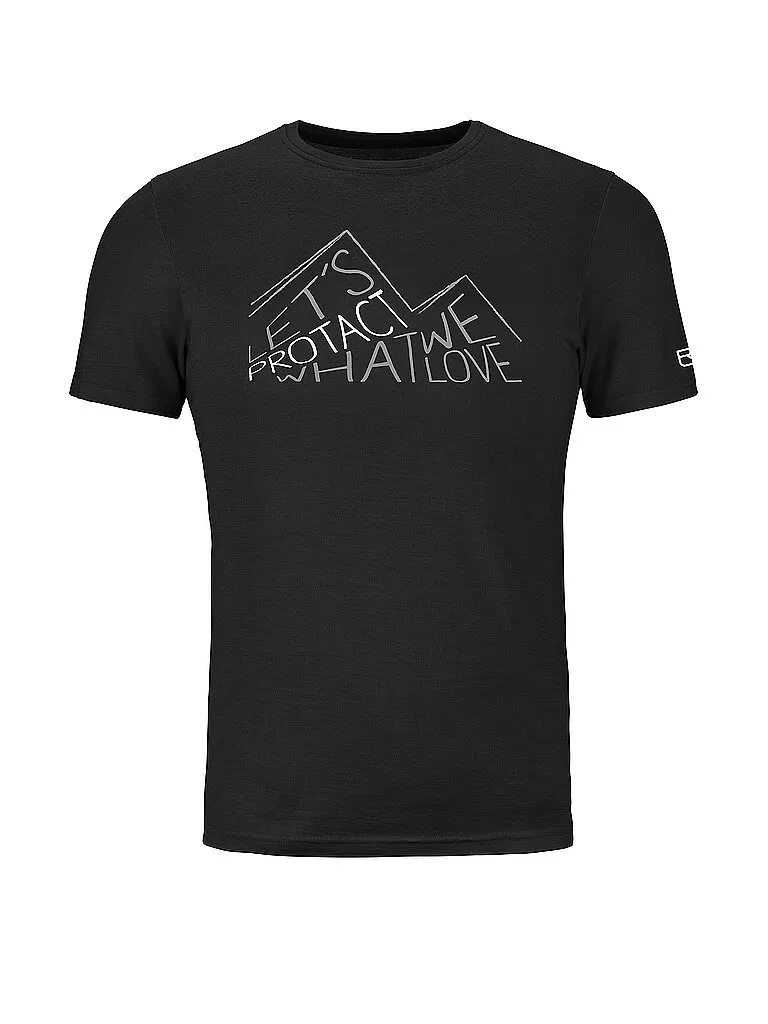 Ortovox Herren Funktionsshirt 185 Merino Protact, Schwarz