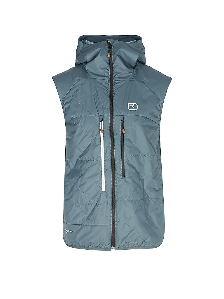 Ortovox Herren Isoweste Swisswool Piz Boè Hoodie petrol Ortovox Herren Isoweste Swisswool Piz Boè Hoodie petrol