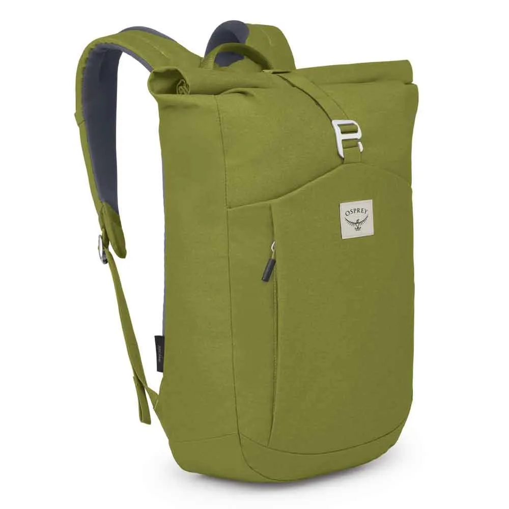 Osprey Arcane Roll Top Rucksack, Matcha green heather, One Size Osprey Arcane Roll Top Rucksack, Matcha green heather, One Size