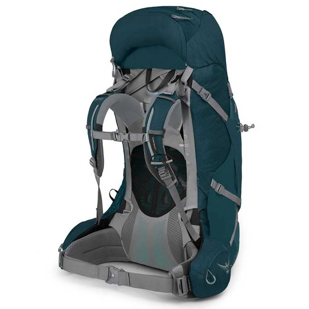 Osprey Ariel Plus 60l Rucksack, Night jungle blue Osprey Ariel Plus 60l Rucksack, Night jungle blue