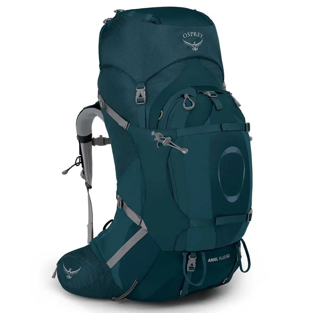 Osprey Ariel Plus 60l Rucksack, Night jungle blue Osprey Ariel Plus 60l Rucksack, Night jungle blue