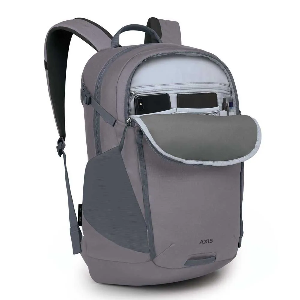 Osprey Axis 24l Rucksack, Soundwave grey, One Size Osprey Axis 24l Rucksack, Soundwave grey, One Size