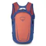 Salmon pink / gentian blue