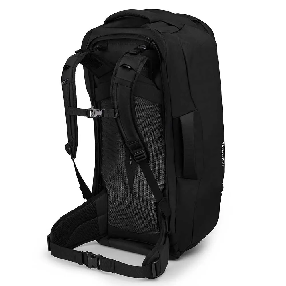 Osprey Farpoint 80l Rucksack, Black Osprey Farpoint 80l Rucksack, Black