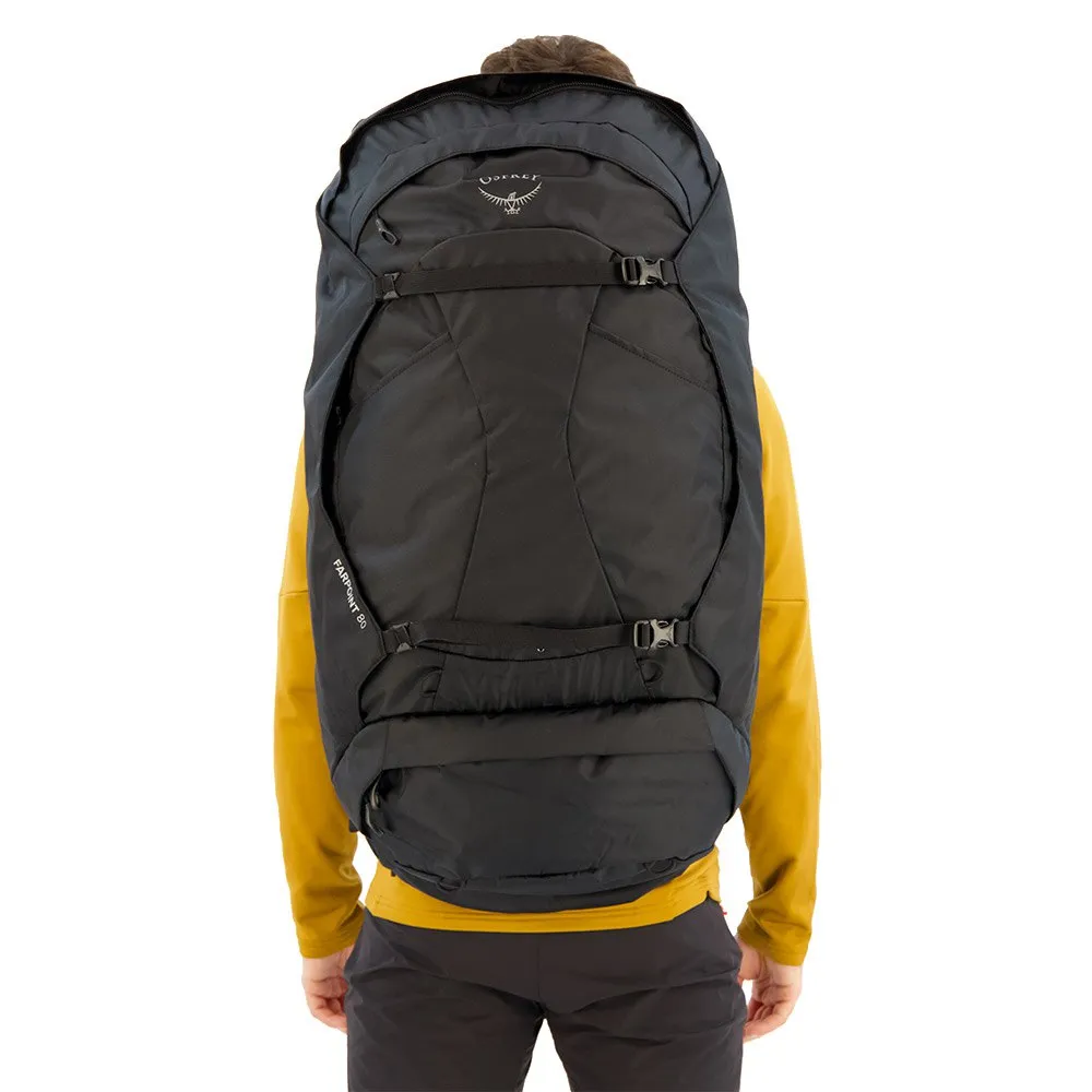 Osprey Farpoint 80l Rucksack, Black Osprey Farpoint 80l Rucksack, Black
