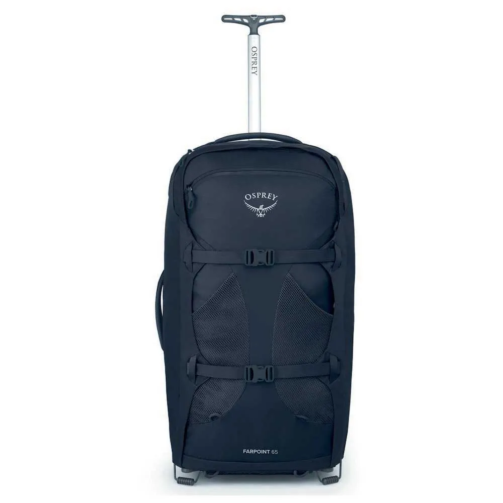 Osprey Farpoint Wheels 65l Rucksack, Black Osprey Farpoint Wheels 65l Rucksack, Black