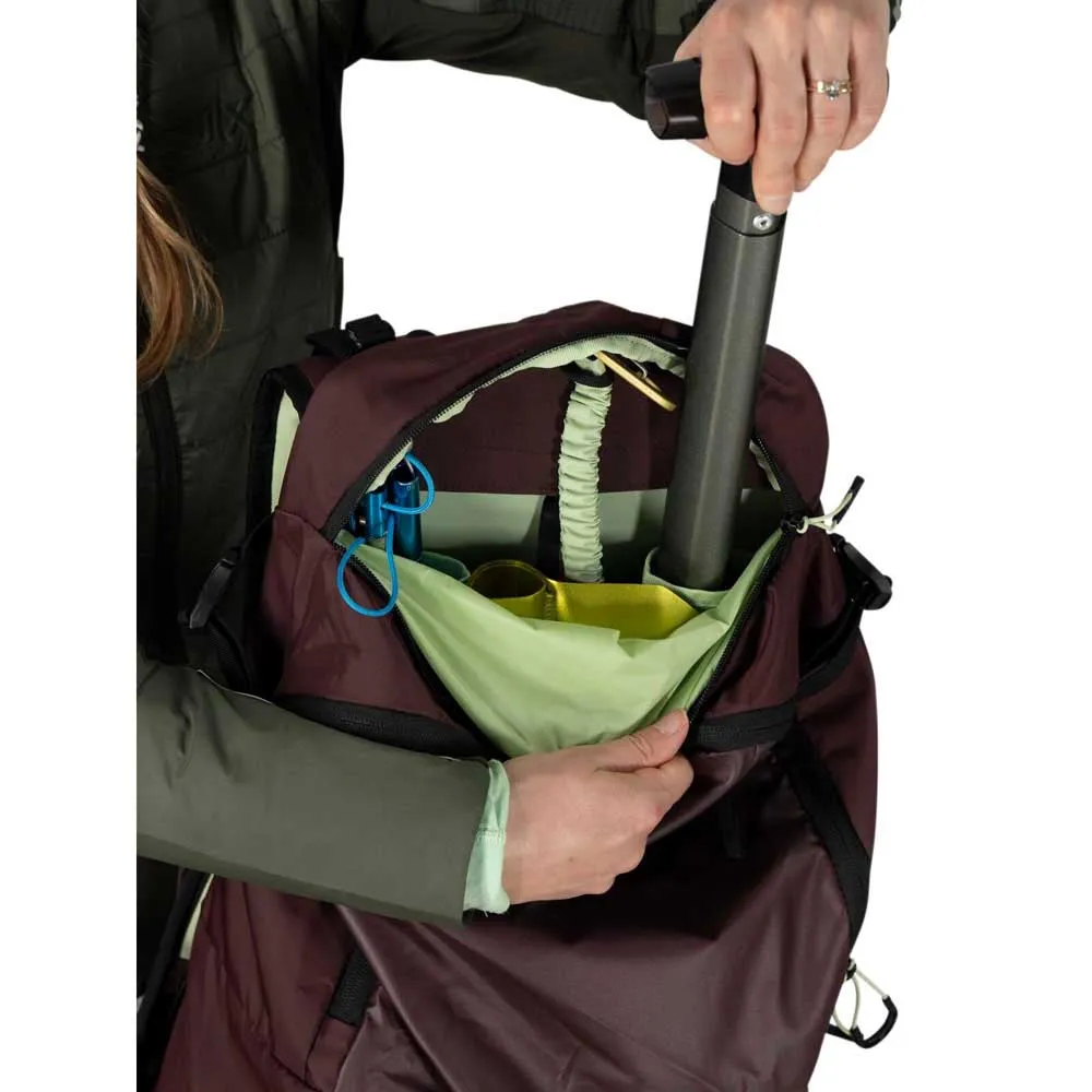 Osprey Firn 18l Rucksack, Elderberry purple / peppermint green Osprey Firn 18l Rucksack, Elderberry purple / peppermint green