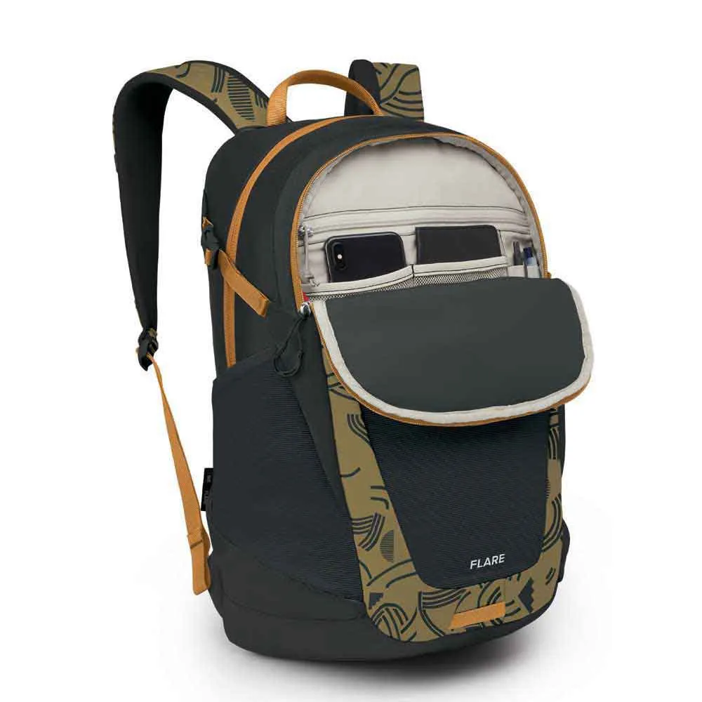 Osprey Flare Rucksack, Find the way print / black Osprey Flare Rucksack, Find the way print / black