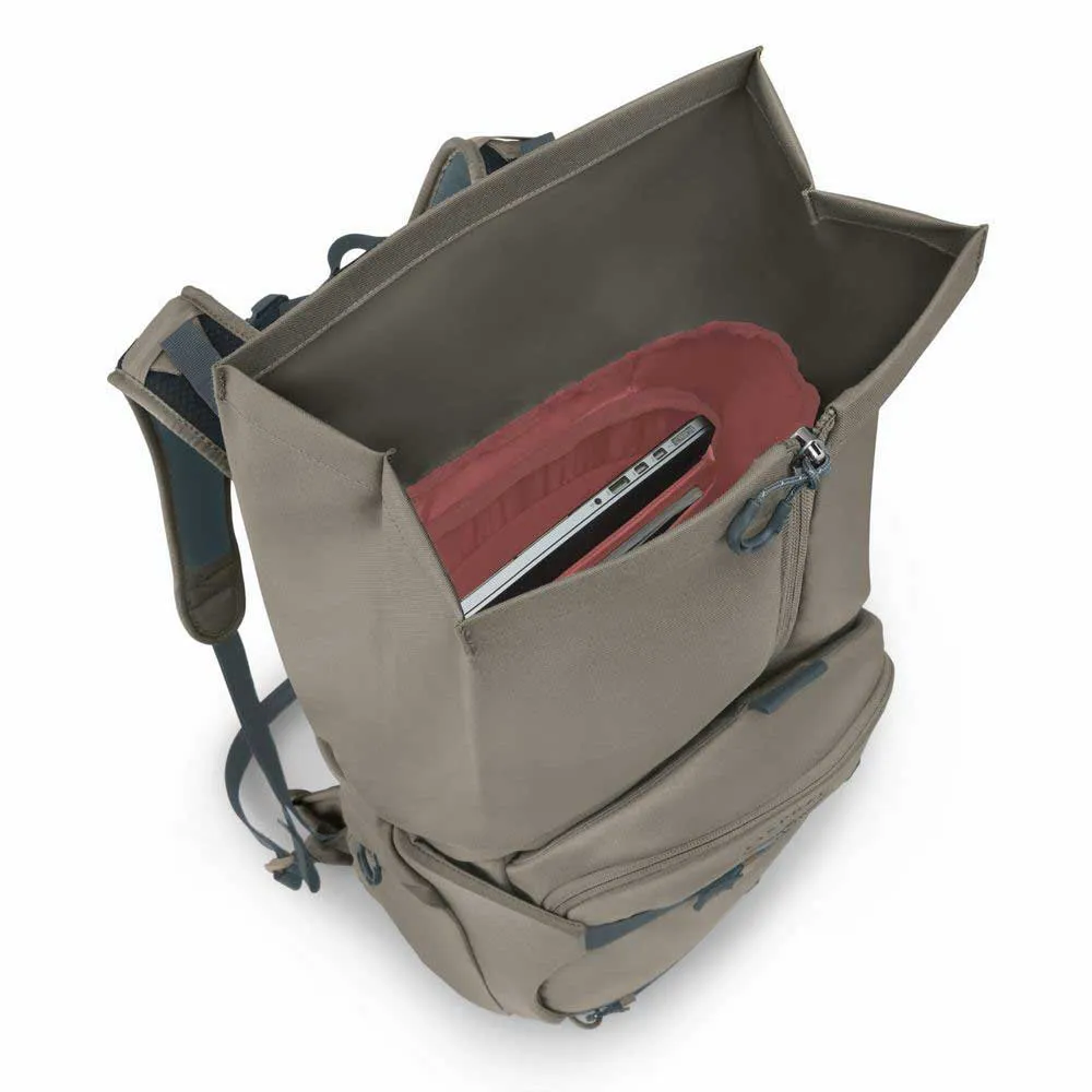 Osprey Metron Roll Top 26l Rucksack, Tan concrete, One Size Osprey Metron Roll Top 26l Rucksack, Tan concrete, One Size