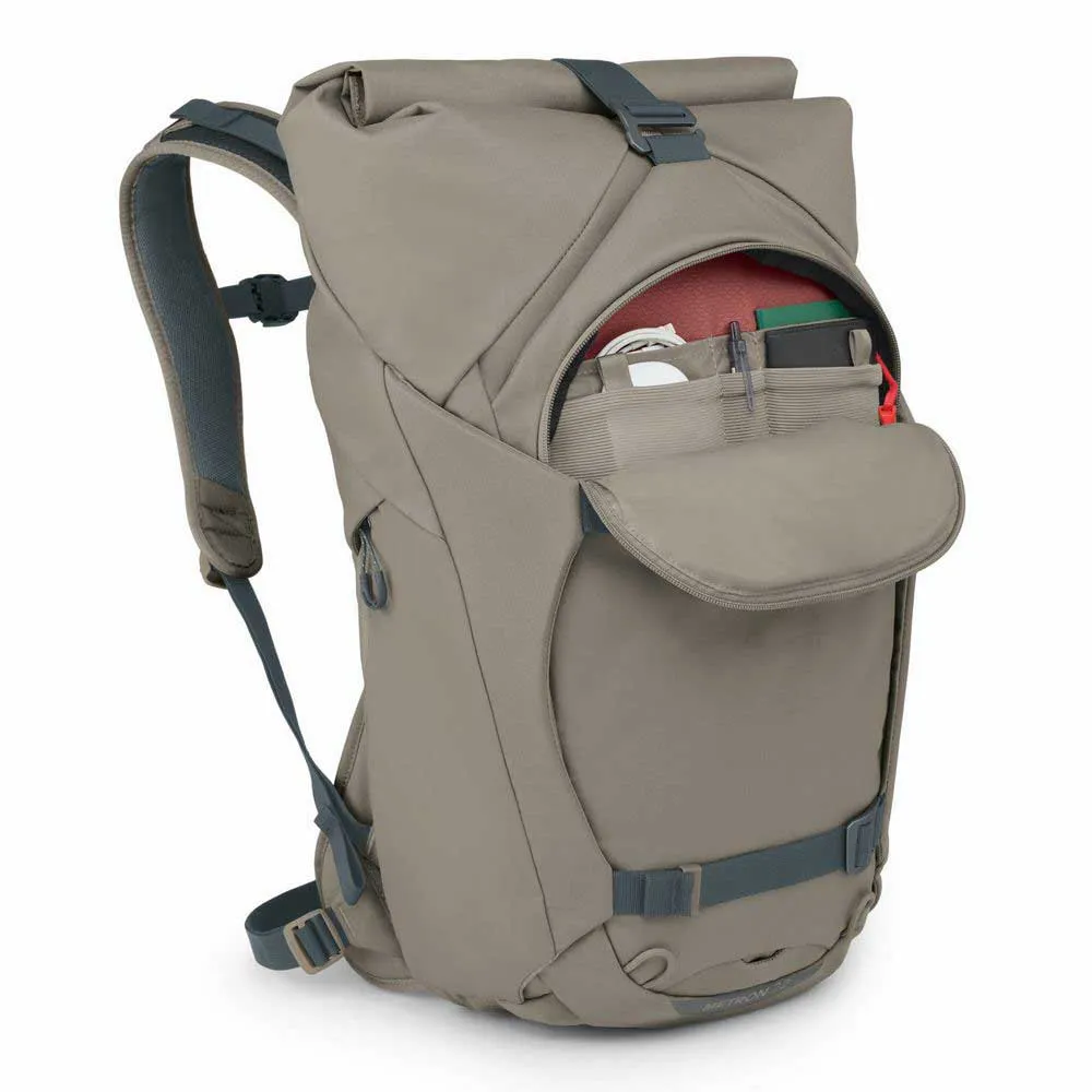 Osprey Metron Roll Top 26l Rucksack, Tan concrete, One Size Osprey Metron Roll Top 26l Rucksack, Tan concrete, One Size