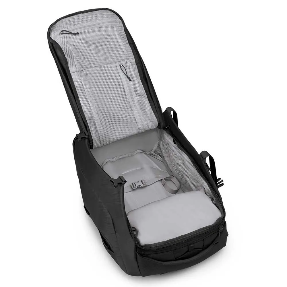 Osprey Sojourn Shuttle Wheeled 22 In 45l Koffer Auf Rollen, Black, One Size Osprey Sojourn Shuttle Wheeled 22 In 45l Koffer Auf Rollen, Black, One Size