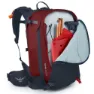 Osprey Sopris Pro E2 Airbag 30l Rucksack, Red mountain