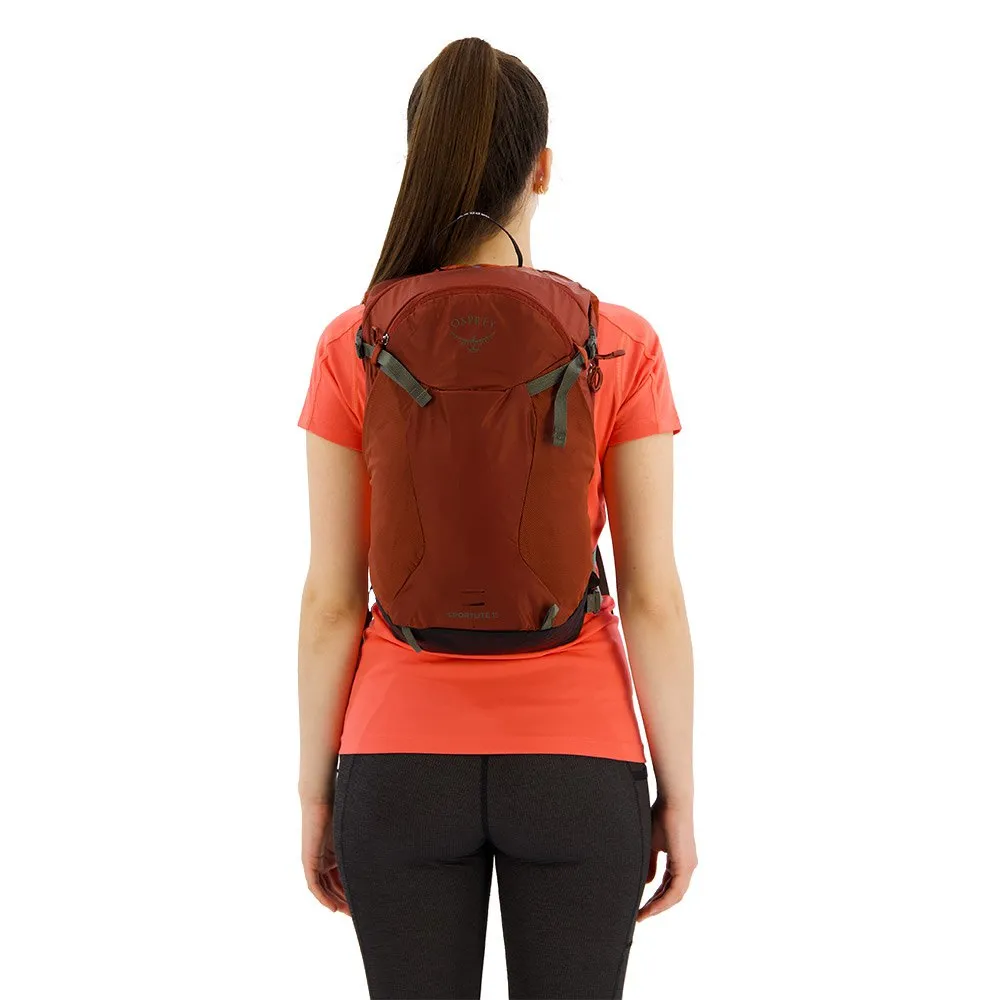 Osprey Sportlite 15 Rucksack, Acorn / bonsai Osprey Sportlite 15 Rucksack, Acorn / bonsai
