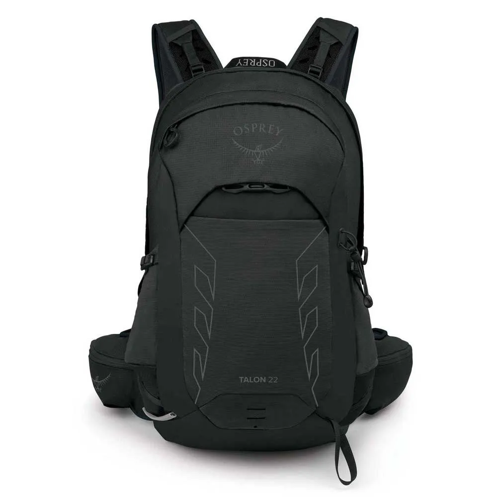 Osprey Talon 22l Extended Fit Rucksack, Black / coal grey, One Size Osprey Talon 22l Extended Fit Rucksack, Black / coal grey, One Size