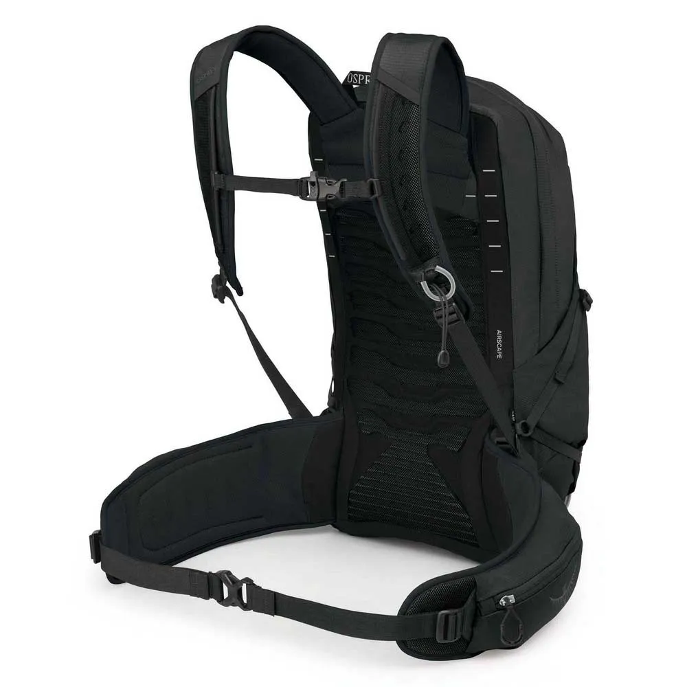 Osprey Talon 22l Extended Fit Rucksack, Black / coal grey, One Size Osprey Talon 22l Extended Fit Rucksack, Black / coal grey, One Size