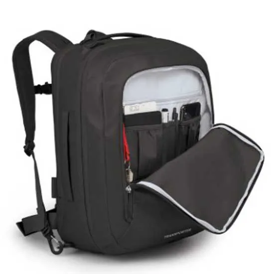 Osprey Transporter Global Carry-on 36l Rucksack, Black Osprey Transporter Global Carry-on 36l Rucksack, Black