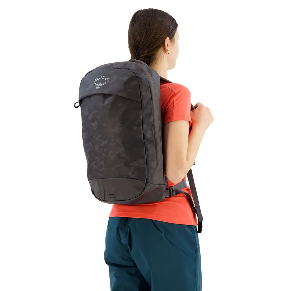 Osprey Transporter Panel Loader 20l Rucksack, Camo black Osprey Transporter Panel Loader 20l Rucksack, Camo black