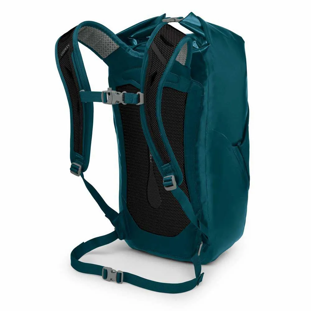 Osprey Transporter Roll Top 30l Rucksack, Night jungle blue, One Size Osprey Transporter Roll Top 30l Rucksack, Night jungle blue, One Size
