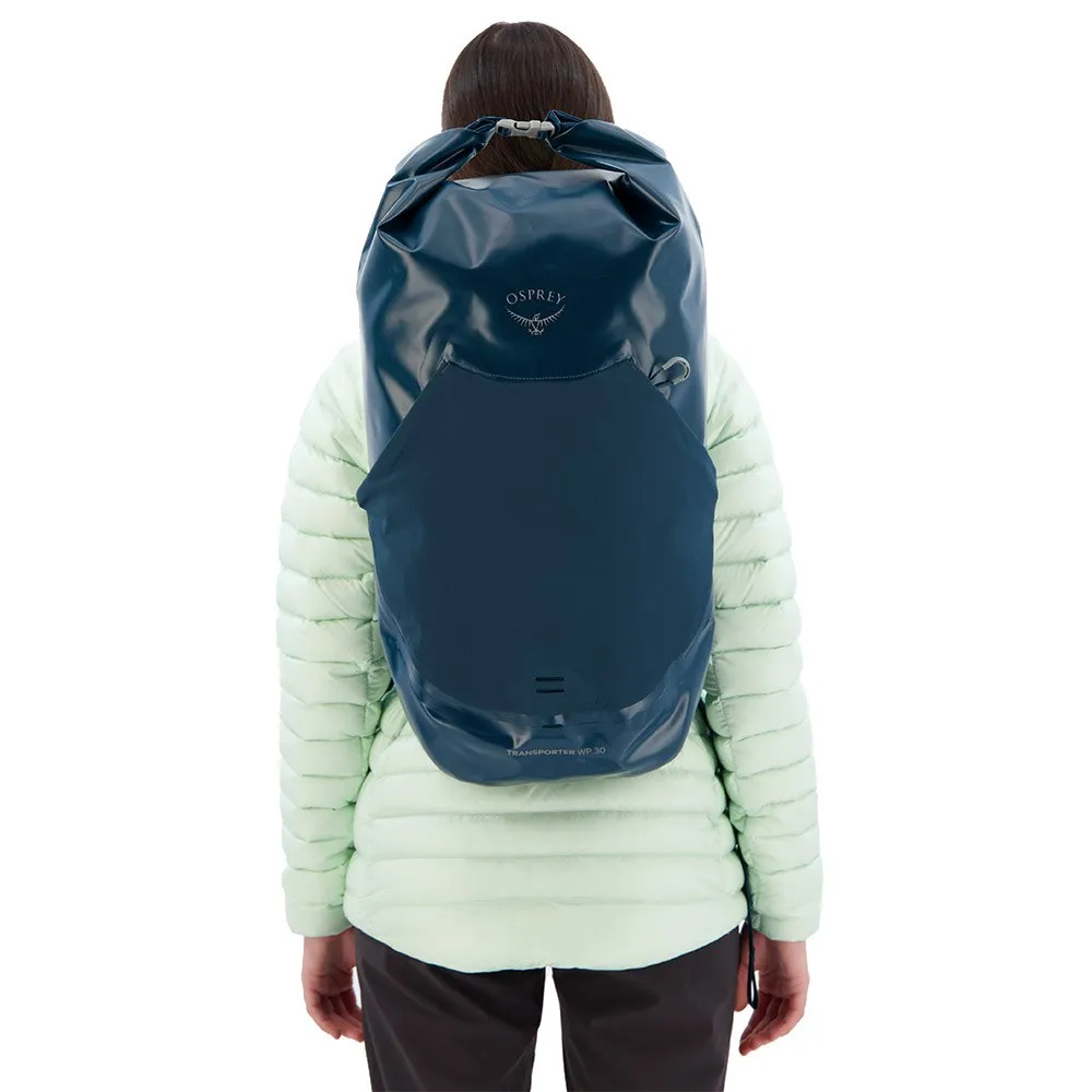 Osprey Transporter Roll Top 30l Rucksack, Night jungle blue, One Size Osprey Transporter Roll Top 30l Rucksack, Night jungle blue, One Size