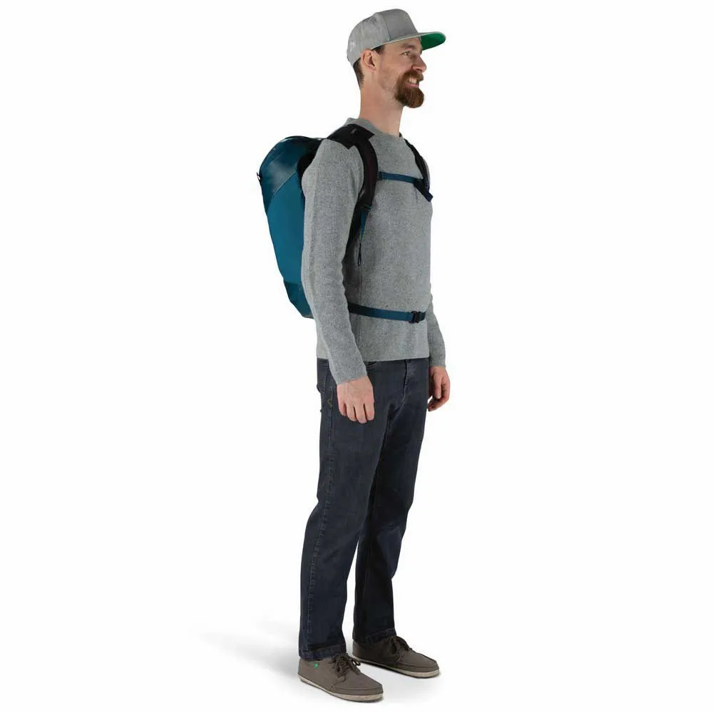 Osprey Transporter Zip Top Small 25l Rucksack, Venturi blue Osprey Transporter Zip Top Small 25l Rucksack, Venturi blue