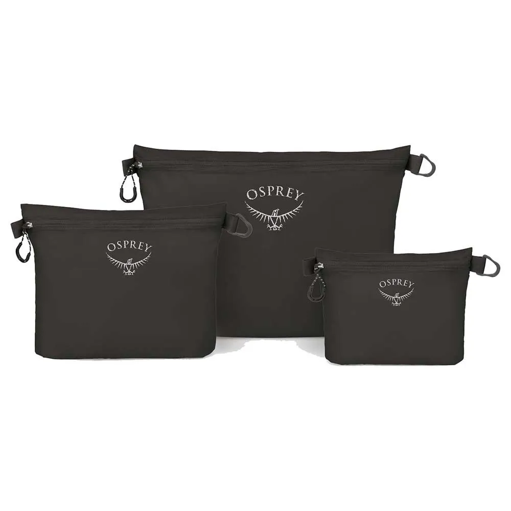 Osprey Ultralight Zipper Sack Set Kulturbeutel, Black Osprey Ultralight Zipper Sack Set Kulturbeutel, Black